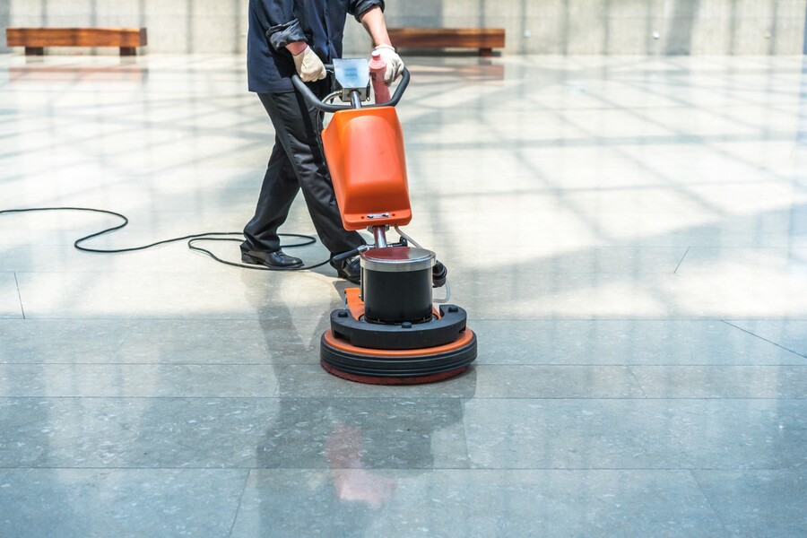 Commercial floor stripping by PureClean Home Commercial Pros Cleaning LLC